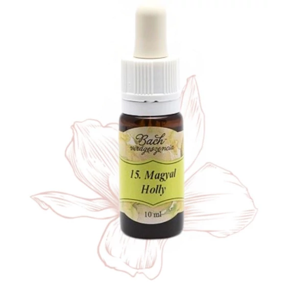 Bach virágterápia, 10 ml - Magyal, a szívet megnyitó virág - 15-ös