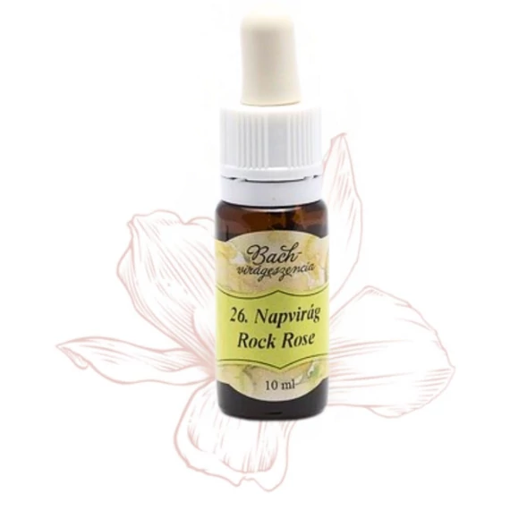 Bach virágterápia, 10 ml - Molyhos napvirág, a kitörés virága - 26-os