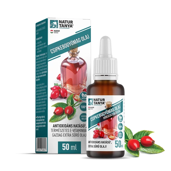 Natur Tanya Hidegen sajtolt 100%-os csipkebogyómag olaj, 50 ml