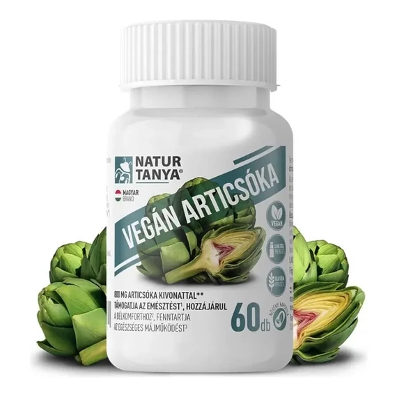 Natur Tanya Vegán Articsóka kapszula, 60db