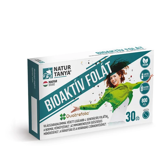 Natur Tanya Vegán Bioaktív Folát, 30db