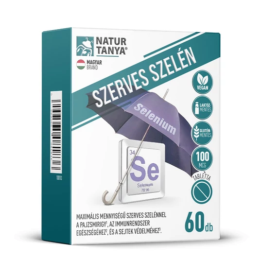 Natur Tanya Szerves szelén - 100mcg-os L-szelenometionin tabletta - 60db