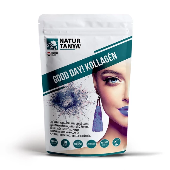 Natur Tanya Good Day! Kollagén por áfonya ízben, 20 adag