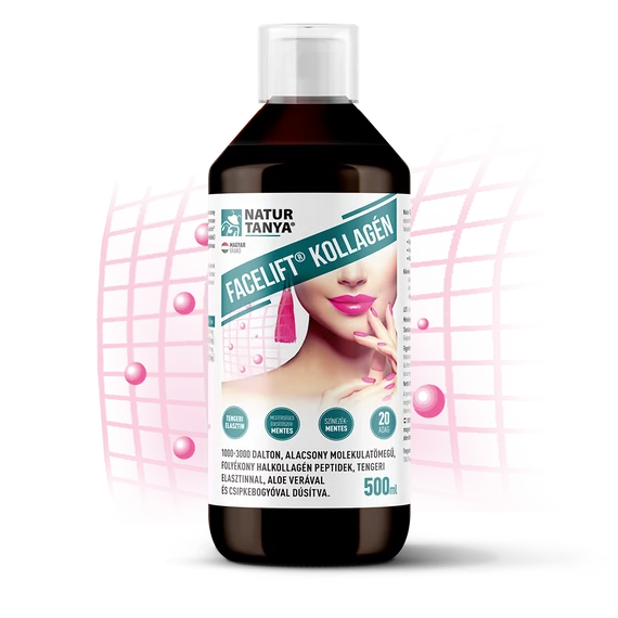 Natur Tanya Collagene Facelift koncentrátum - Kollagénes Haj-, bőr-, köröm- és porckúra 500 ml