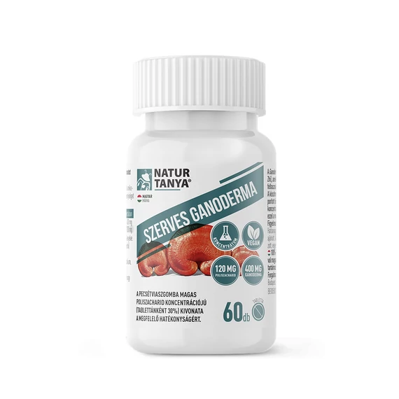 Natur Tanya Szerves Ganoderma tabletta, 60 db