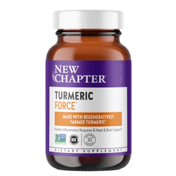 New Chapter Turmeric Force Kurkuma kapszula, 30 db