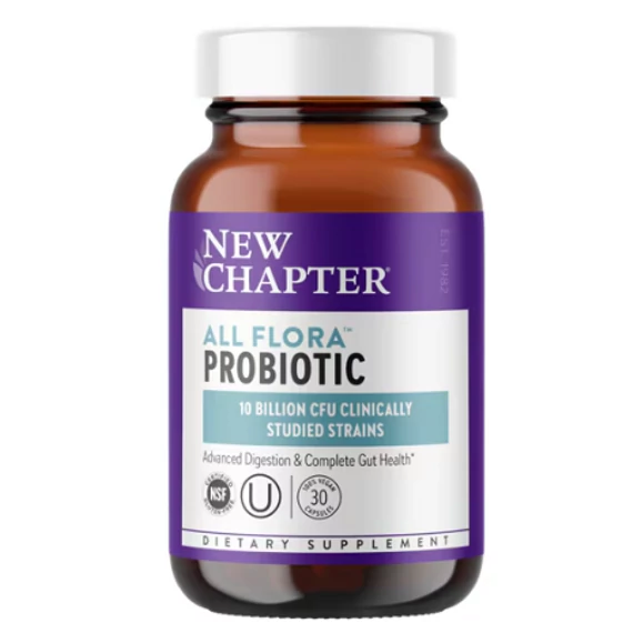 New Chapter Probiotic All-Flora Probiotikum, 30 db