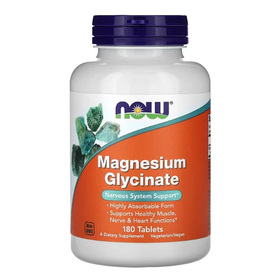 NOW Foods Magnesium Glycinate, 180 db