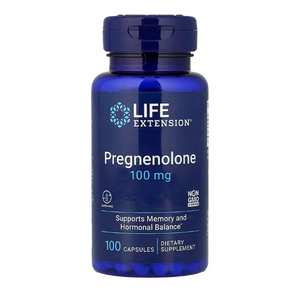 Life Extension, Pregnenolon, 100 mg, 100 kapszula