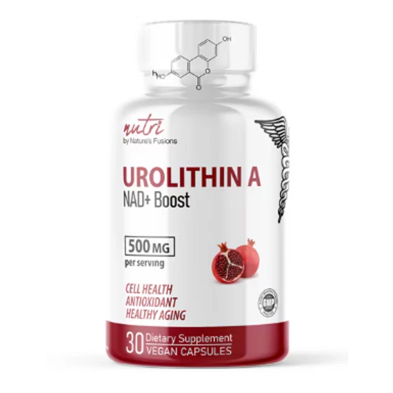 Nutri Urolithin A-NAD+ 500 mg,  30 db vegán kapszula