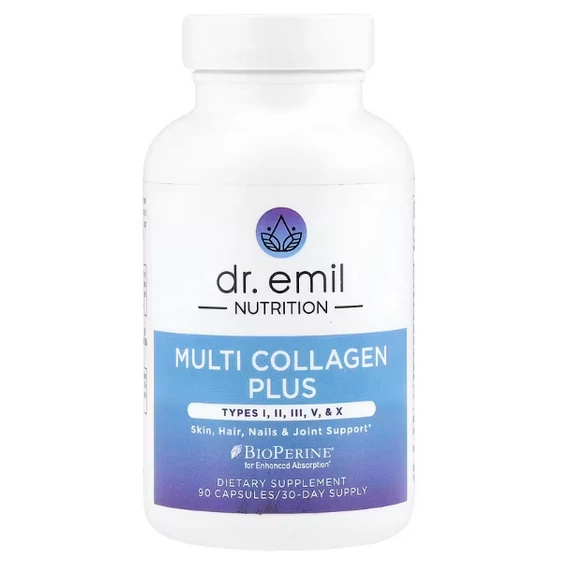 Dr. Emil Nutrition Multi Collagen Plus típusokkal I, II, III, V & X, 90 db
