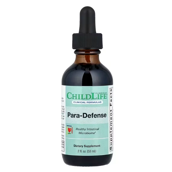 ChildLife Clinicals Para-Defense, egészséges bélflórát támogató formula, 59 ml
