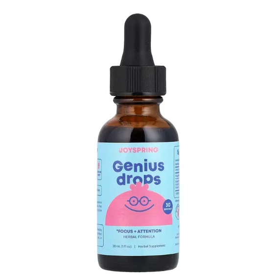 JoySpring Genius Drops, fókusz és figyelem támogatása, 30 ml