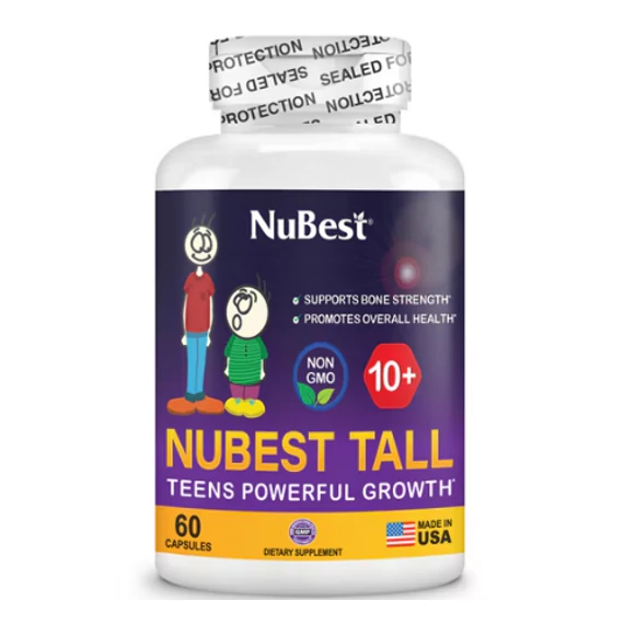 NuBest Tall 10+ tinédzserek növekedését támogató formula, 60 kapszula