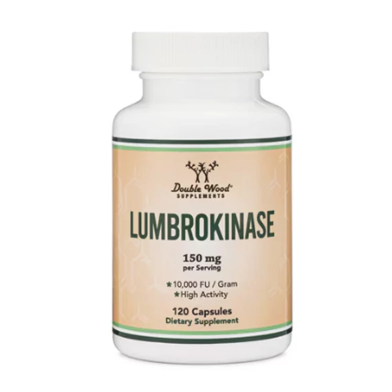 Double Wood Supplements Lumbrokinase, 150 mg, 120 db