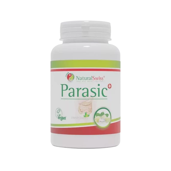 NaturalSwiss Parasic anti-parazita táplálék-kiegészítő kapszula, 110 db