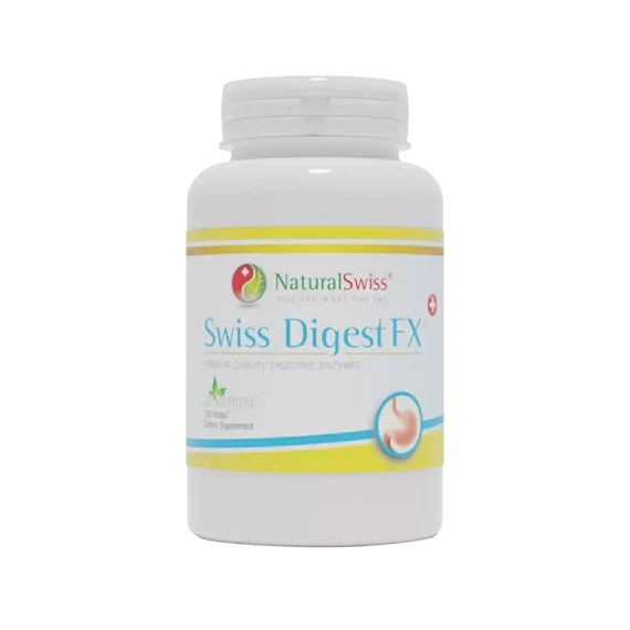 NaturalSwiss DigestFX rostkészítmény, 120 kapszula