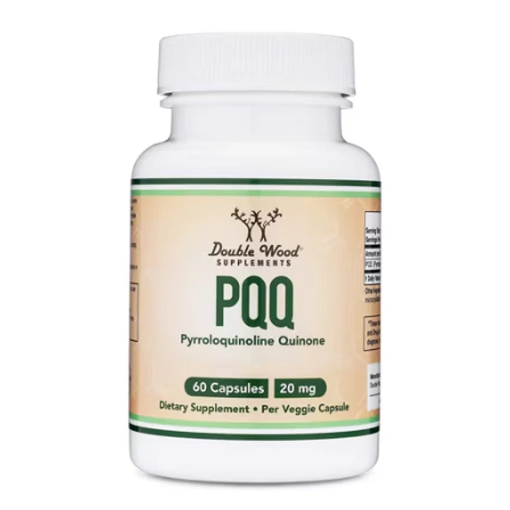 Double Wood Supplements PQQ (Pyrroloquinoline Quinone), 20 mg, 60 db