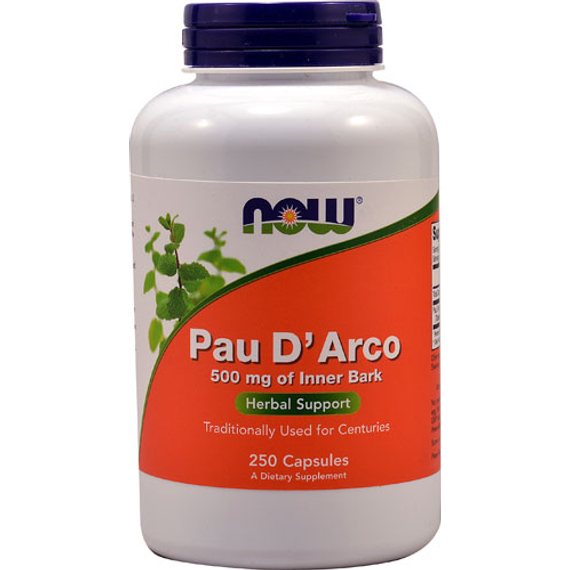 Pau D'Arco, 500 mg, 250 db, NOW 