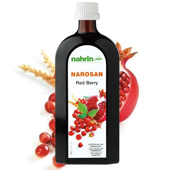 Narosan vörös áfonya készítmény, red berry, 500 ml