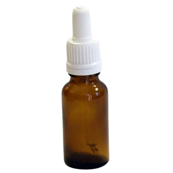 Cseppentős üveg Bach virágterápiához, 30 ml