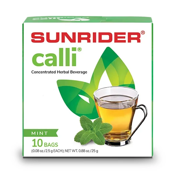 Sunrider Calli tea Mentás, 10 x 2,5g tasak