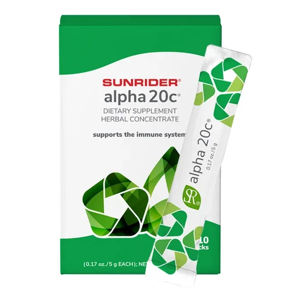 Sunrider Alpha 20C por, 10 db x 5 g tasak