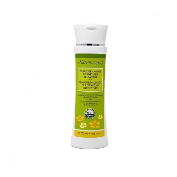 Naturissimo Görögszéna-birs rejuvenáló testápoló, 200 ml