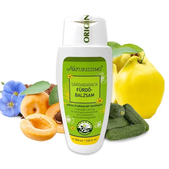 Naturissimo Sárgabarack fürdőbalzsam, 200 ml
