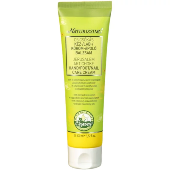 Naturissimo Csicsókás kéz-láb-körömápoló balzsam szitázott tubusban, 100 ml