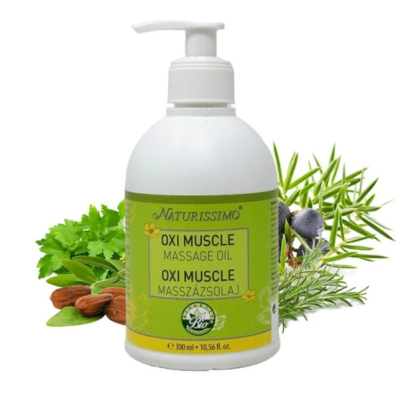 Naturissimo Oxi muscle maszázsolaj, 300 ml