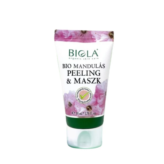 Biola bio Mandulás peeling és maszk, 50 ml