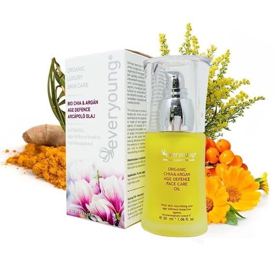 Biola Everyoung Bio Chia & Argán Age Defence Arcápoló Olaj, 30 ml