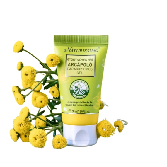 Naturissimo Gyógynövényes arcápoló paradicsomos gél, 30 ml
