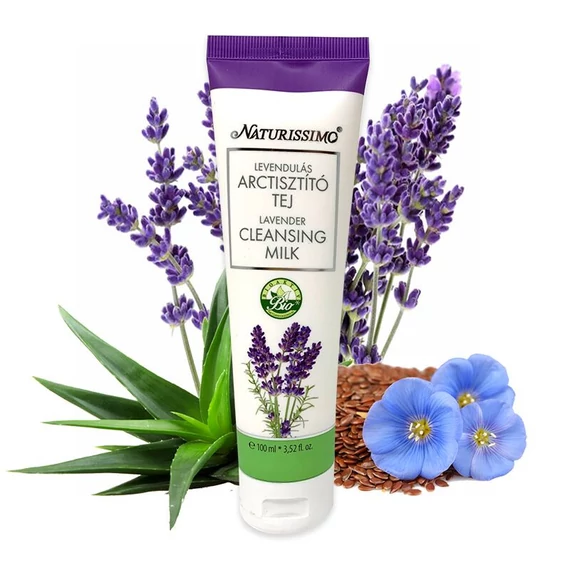 Naturissimo Levendulás arctisztító tej, 100 ml
