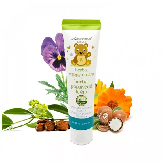 Naturissimo Herbal Bio Baba Popsivédő Krém 100 ml