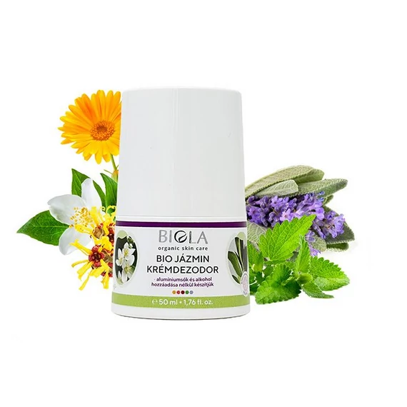 Biola bio Jázmin krémdezodor, 50 ml