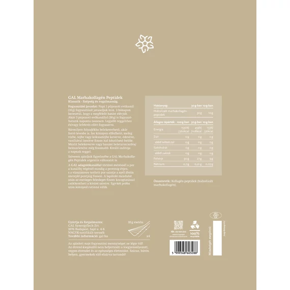 GAL Marhakollagén peptidek Klasszik, 300g