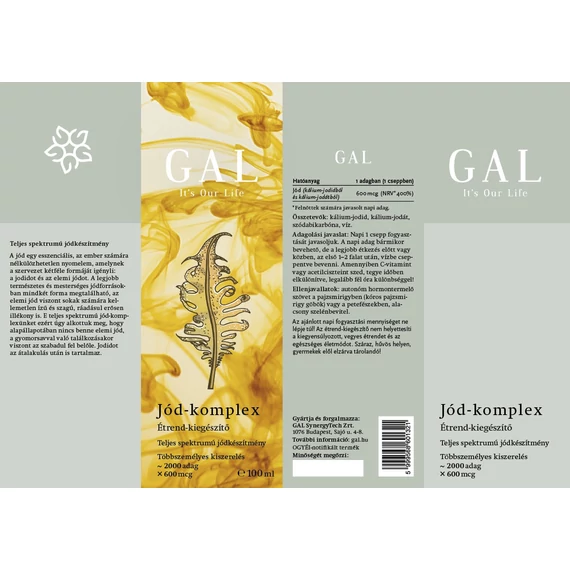 GAL Jód-komplex, 100 ml
