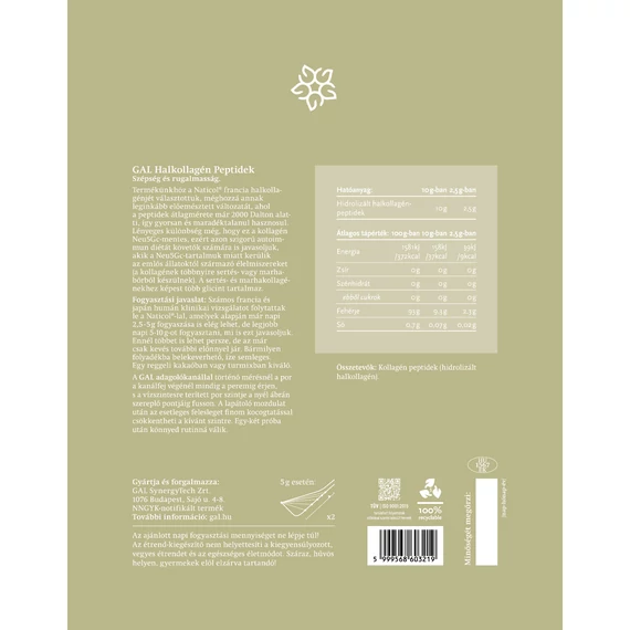 GAL Halkollagén Peptidek, 150 g