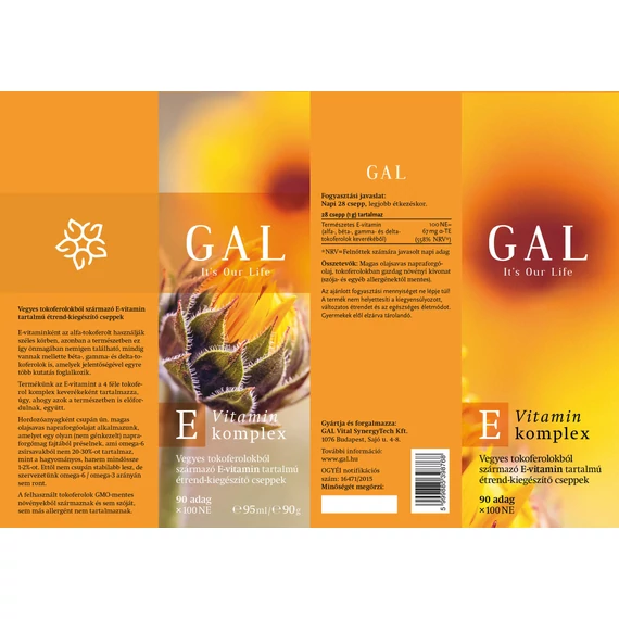 GAL E-vitamin, 100 NE x 90 adag