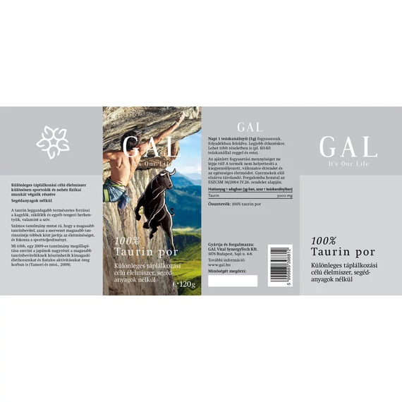 GAL Taurin, 3 g x 40 adag (1 g x 120 adag)