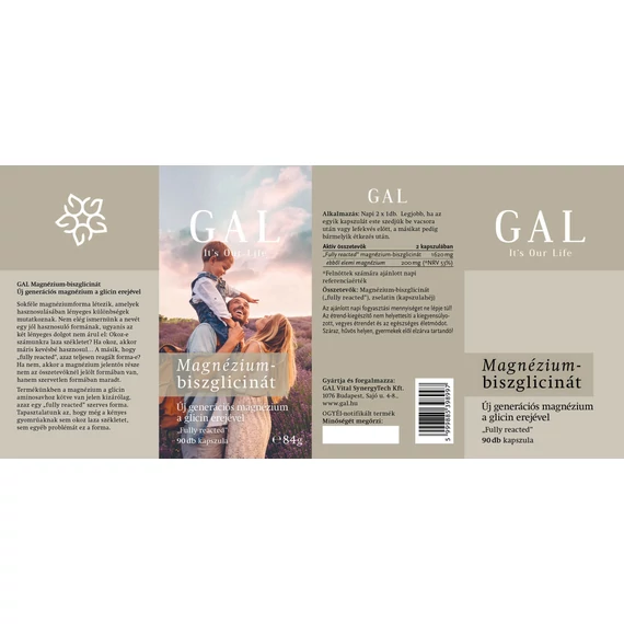 GAL Magnézium-biszglicinát, 90db