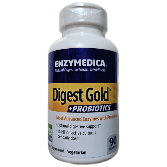 Enzymedica Digest Gold + Probiotics emésztőenzim kapszula, 90db - szavatossági idő: 2025.12.31.