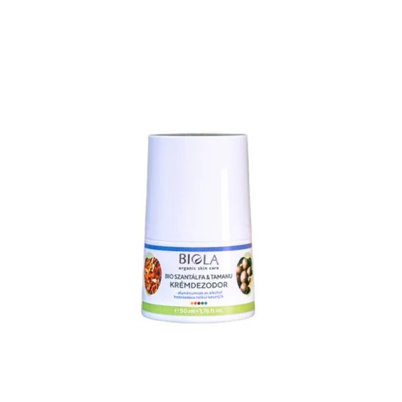 Biola Bio Szantálfa & tamanu krémdezodor 50ml
