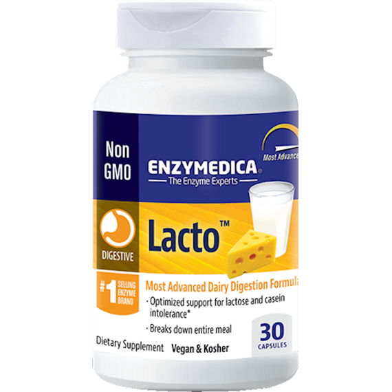 Lacto, laktáz és proteáz enzim, 30 db, Enzymedica