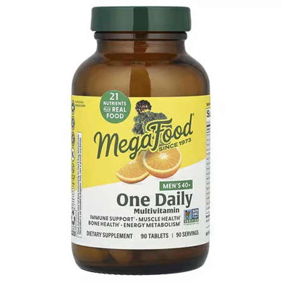 MegaFood Men's 40+ One Daily Multivitamin, 90 tabletta
