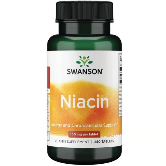 Swanson Niacin b3 vitamin, 100 mg, 250 db
