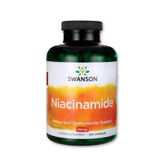 Swanson Niacnamid , 500 mg, 250 db