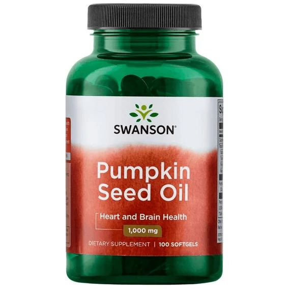 Swanson Pumpkin seed oil tökmagolaj, 1000 mg kapszula, 100 db